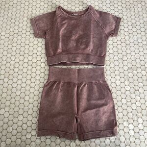 mauve activewear set
